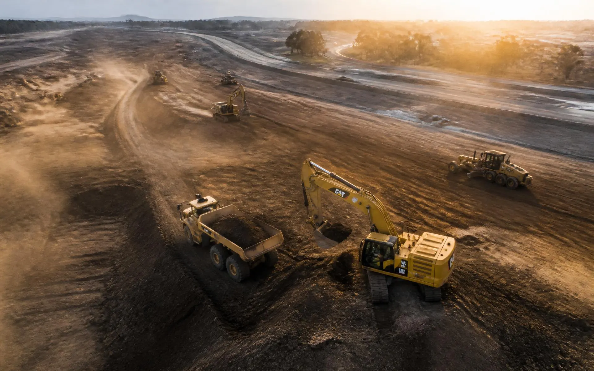 NSW civil earthworks site